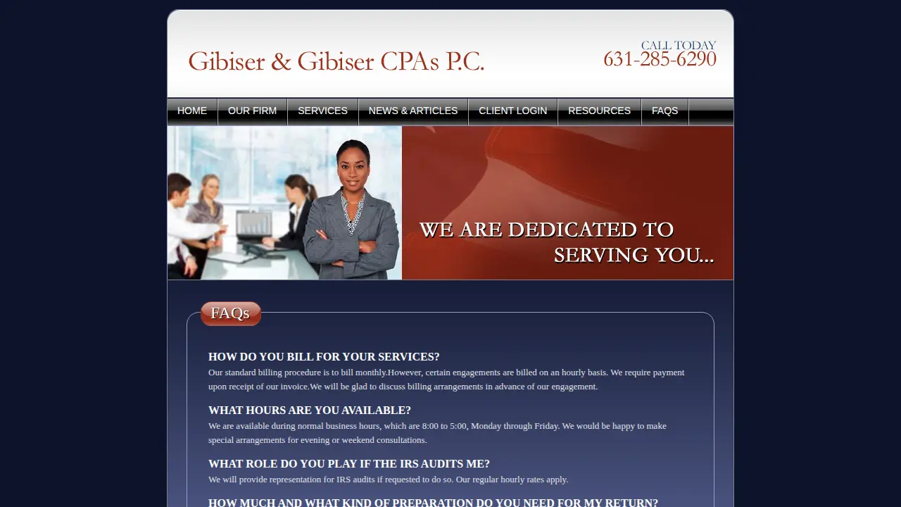 Gibiser & Gibiser page