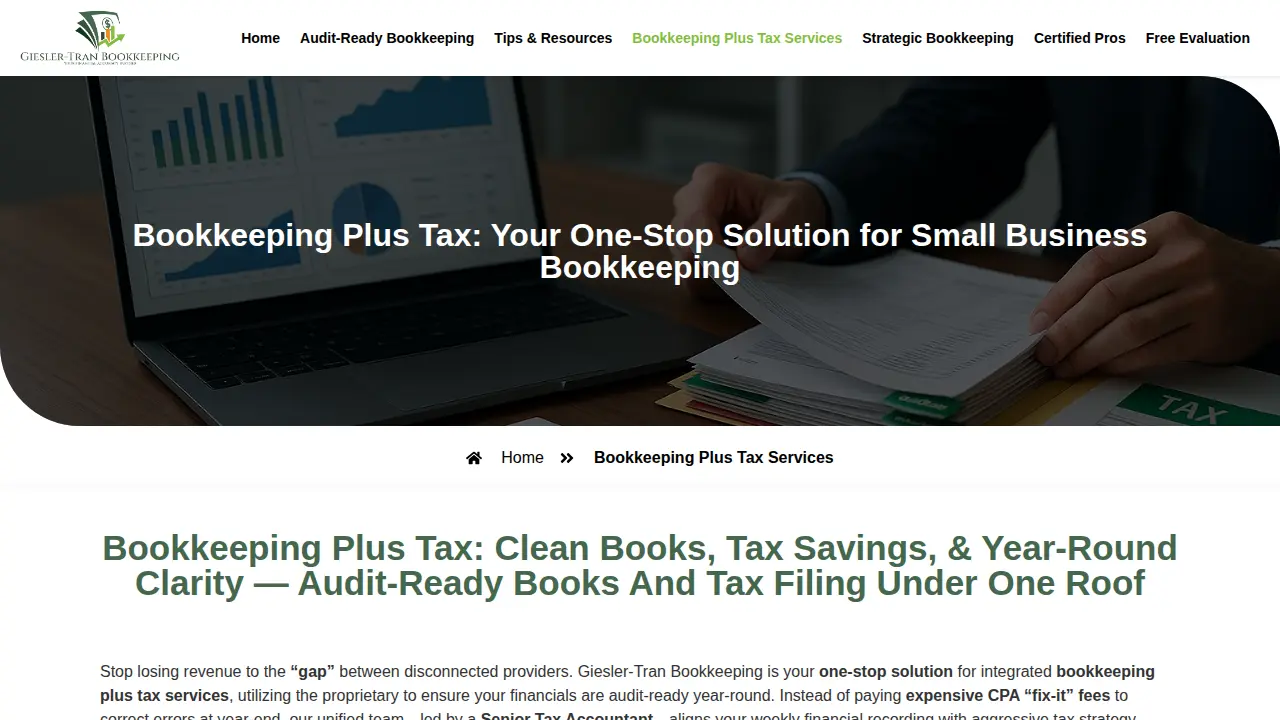 Giesler-Tran Bookkeeping page