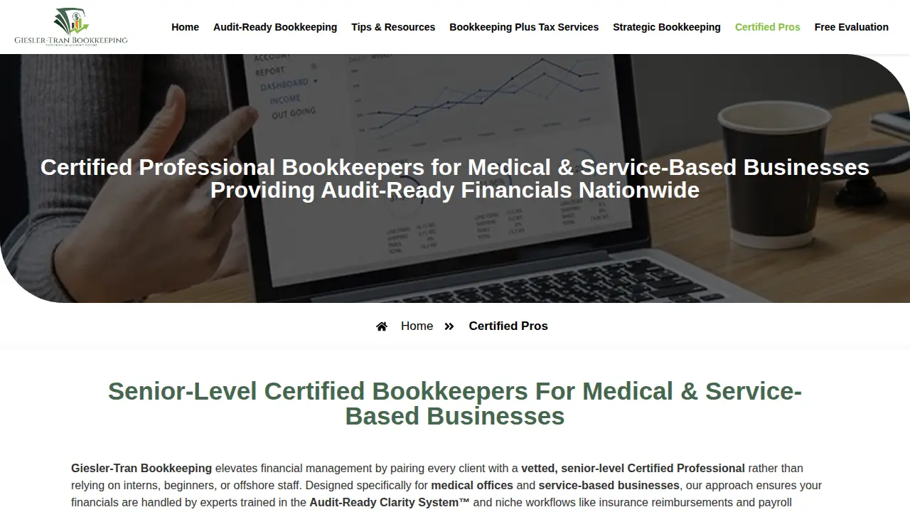 Giesler-Tran Bookkeeping page