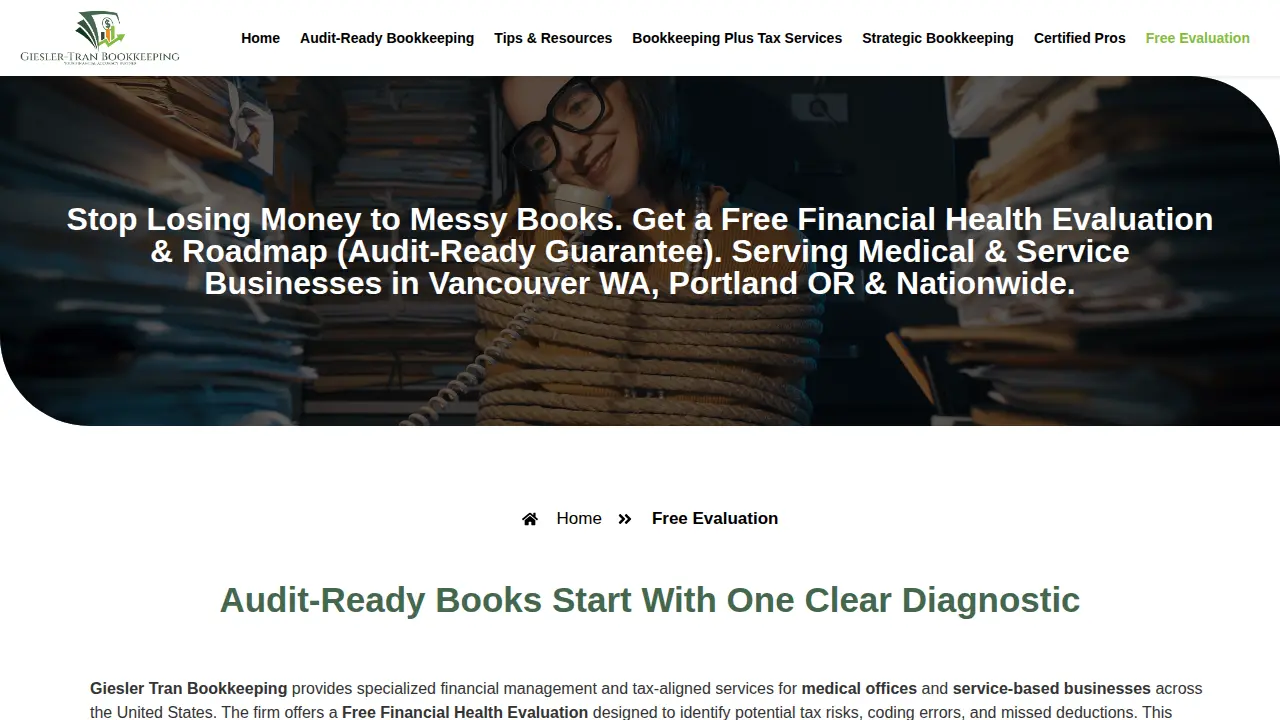 Giesler-Tran Bookkeeping page