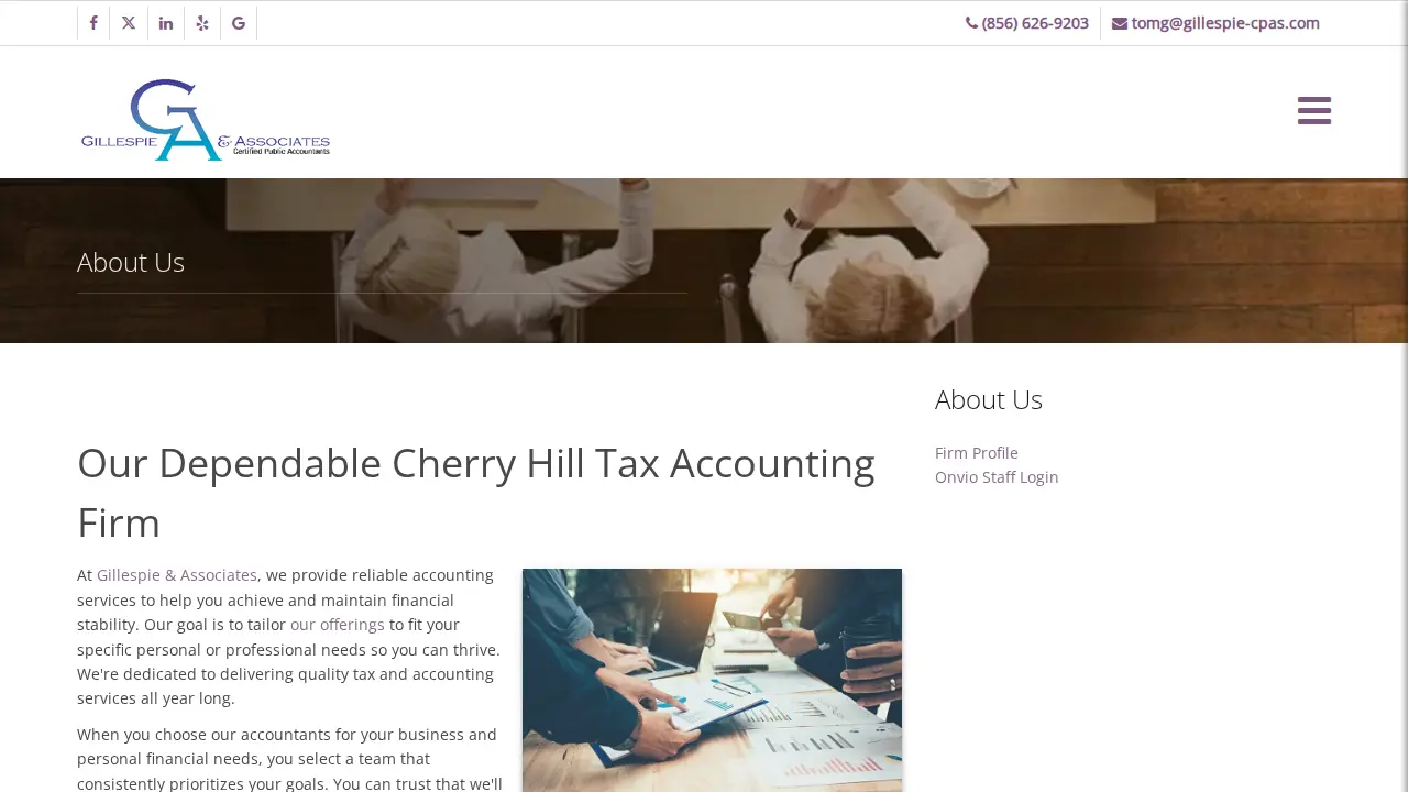 Gillespie & Associates page
