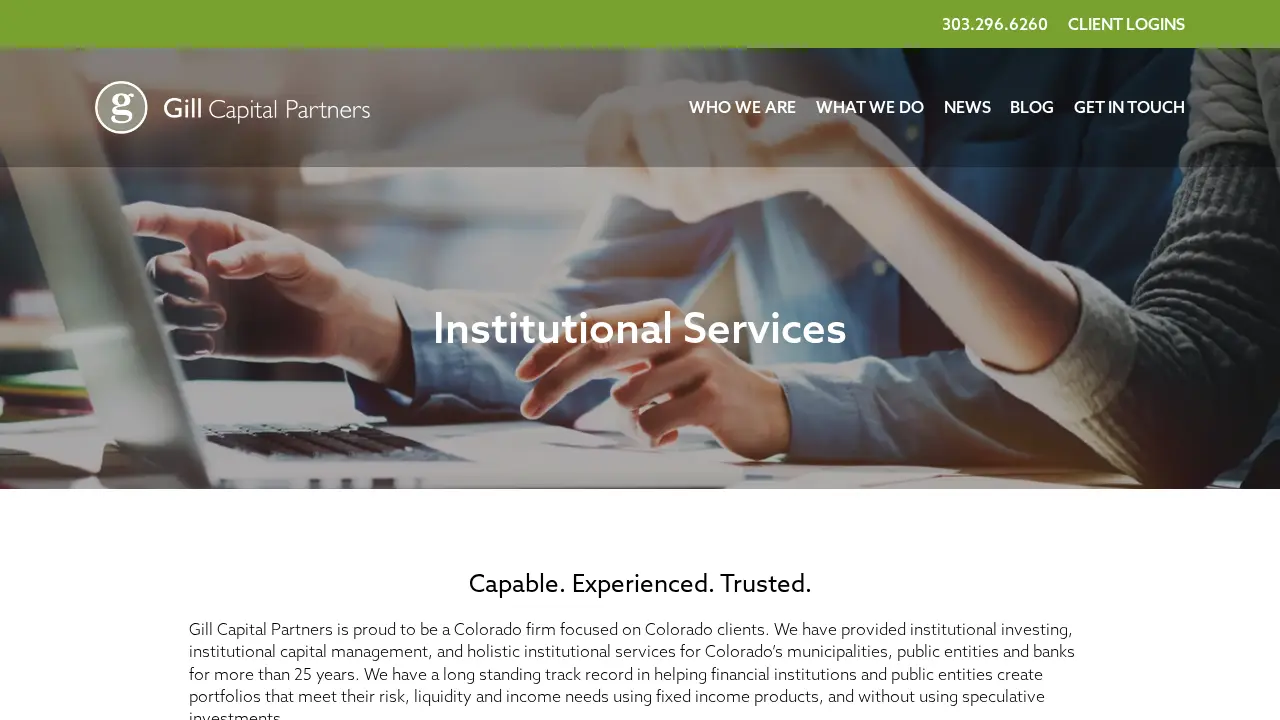 Gill Capital Partners page