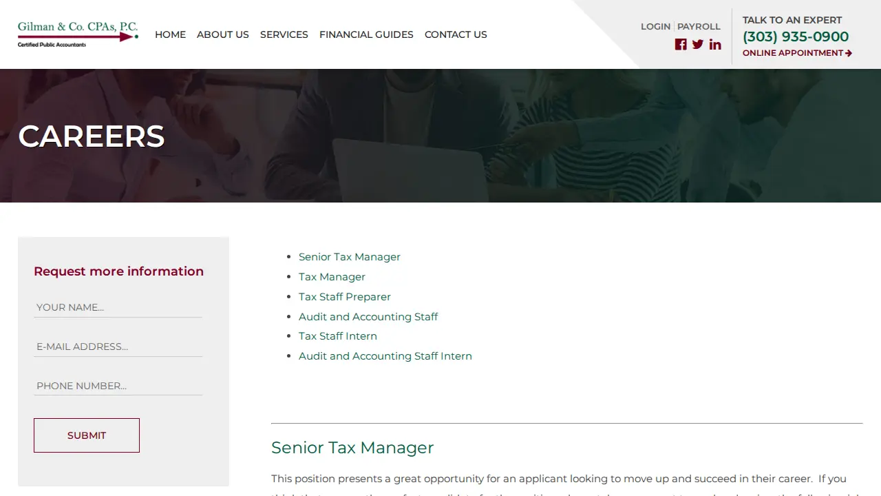Gilman & Co CPA's PC page