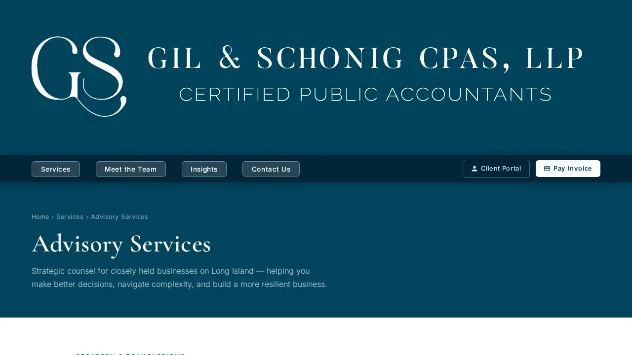 Gil & Schonig CPAs, LLP page