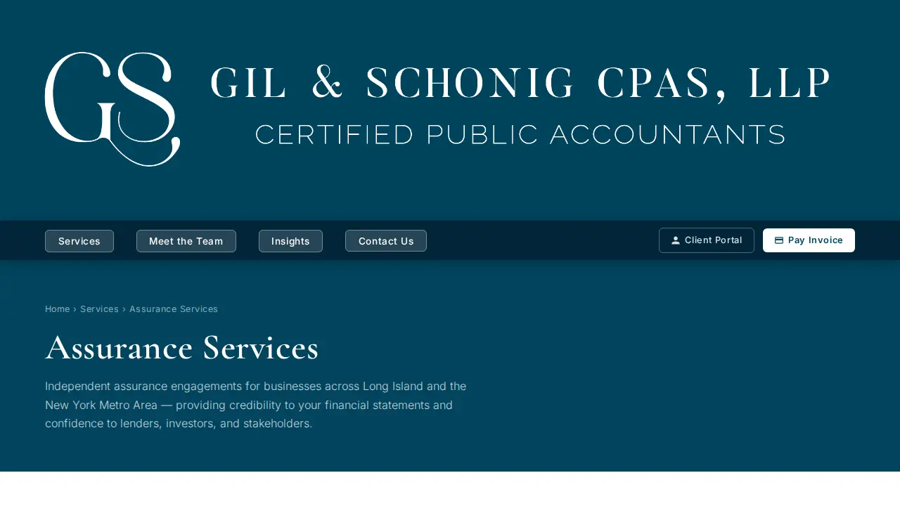 Gil & Schonig CPAs, LLP page