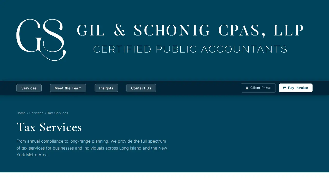 Gil & Schonig CPAs, LLP page