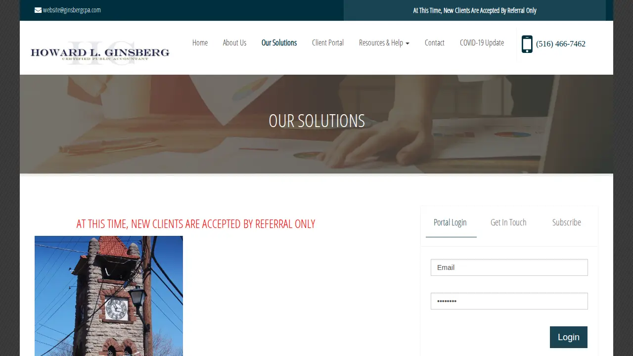 howard ginsberg cpa page