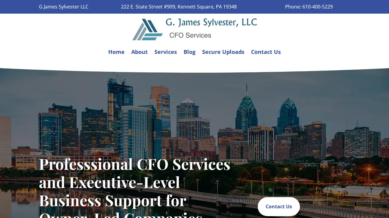 G James Sylvester LLC - a CFO Services Company