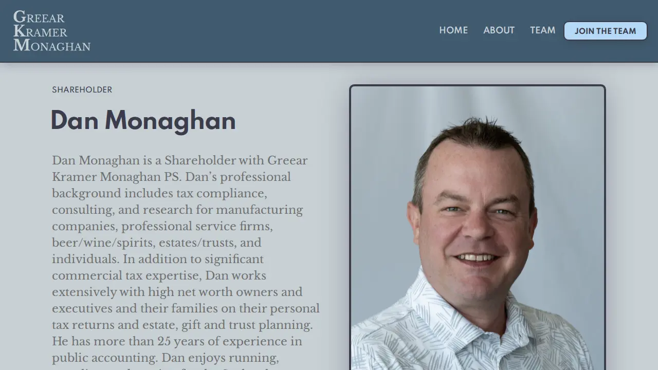 Greear Kramer Monaghan PS page