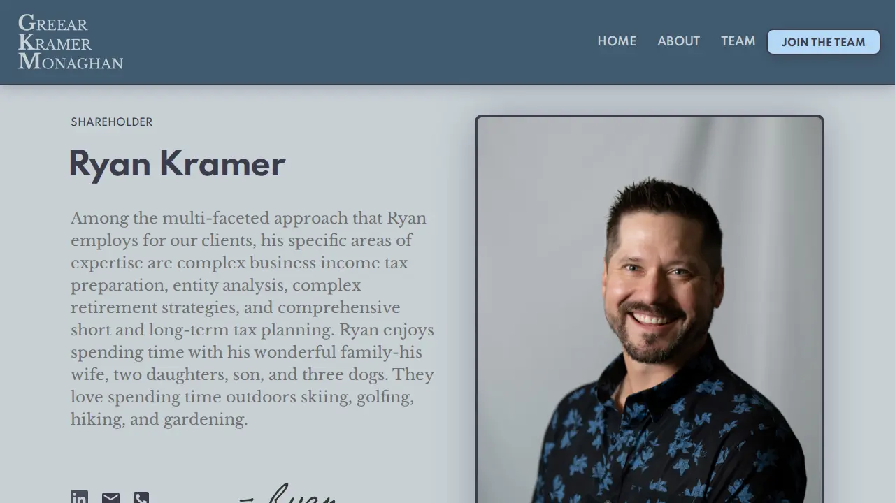 Greear Kramer Monaghan PS page