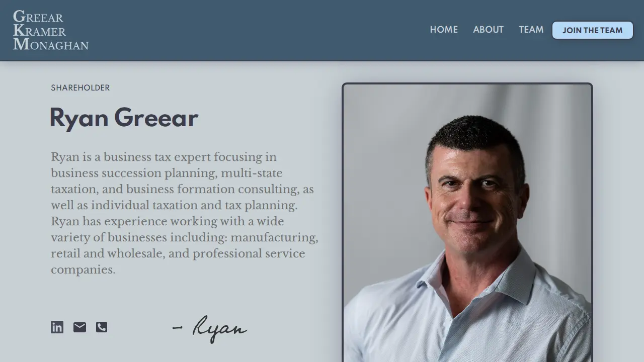 Greear Kramer Monaghan PS page