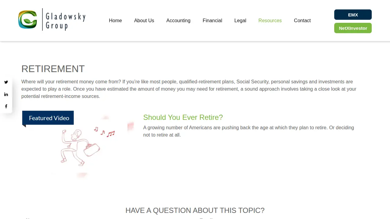 Gladowsky Group page