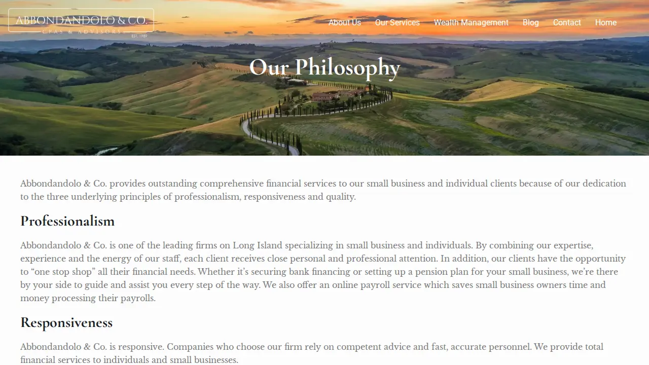 Abbondandolo & Co. CPAs page
