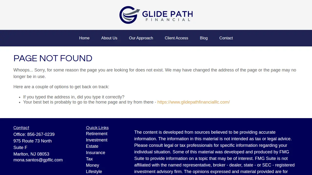 Glide Path Financial LLC page