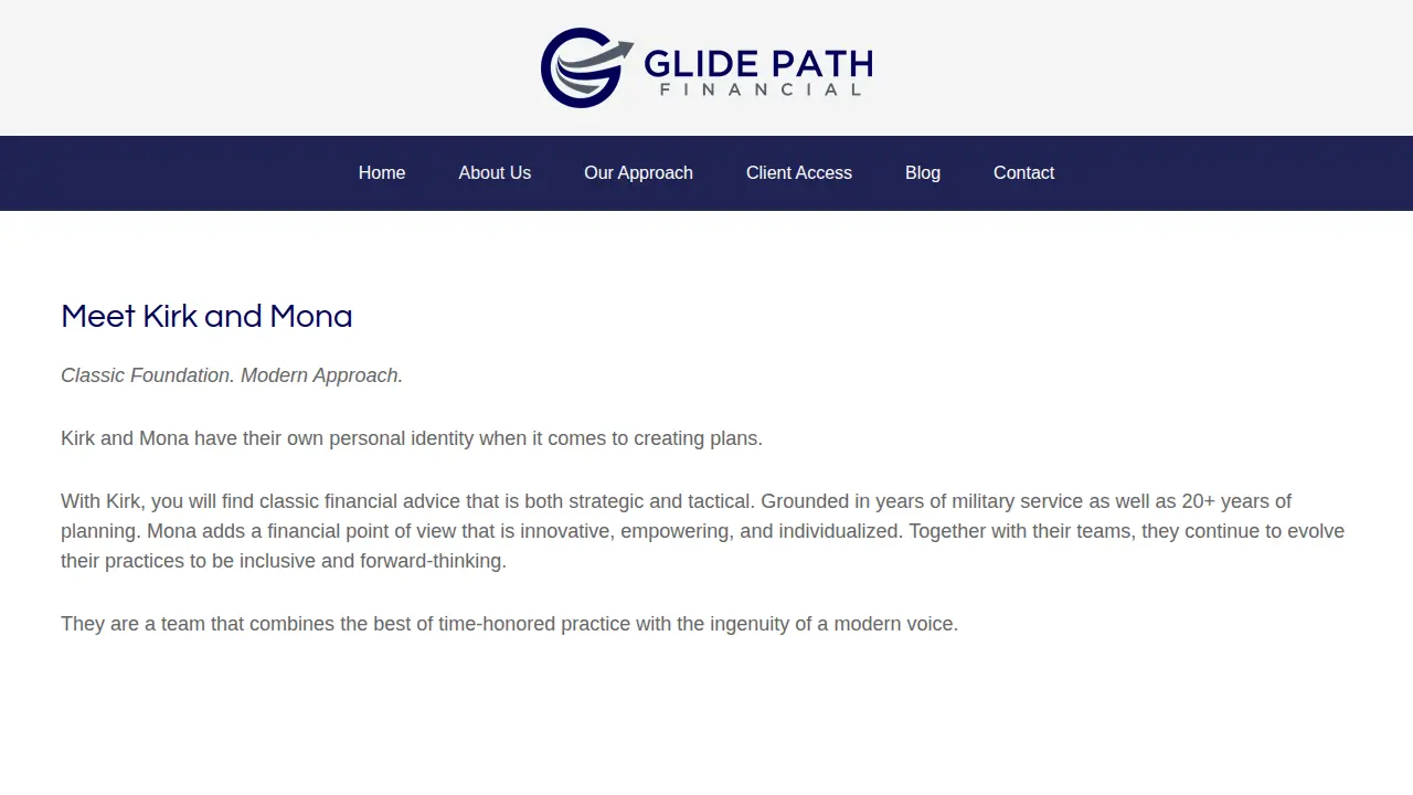 Glide Path Financial LLC page