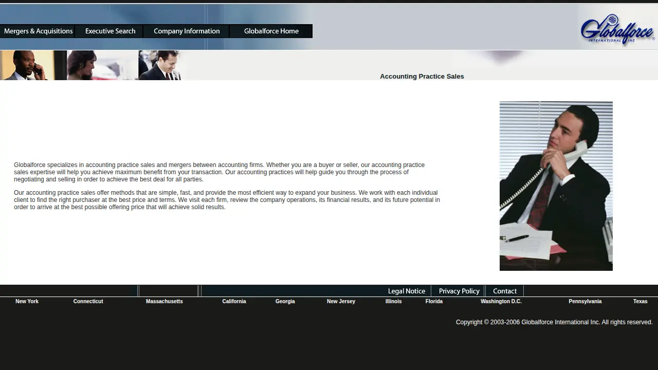 Globalforce International Inc page