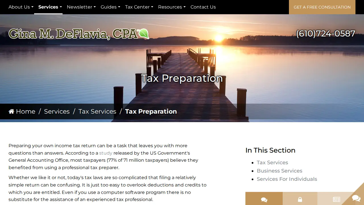 Gina DeFlavia page
