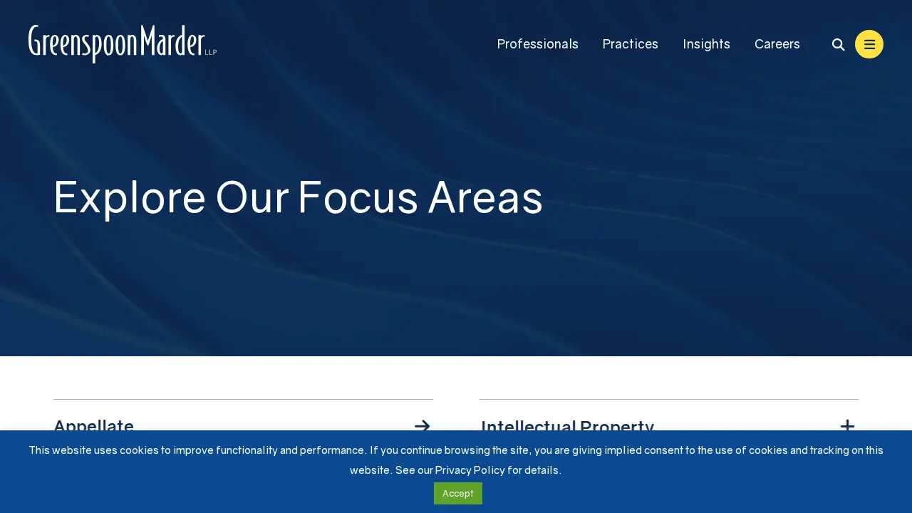 Greenspoon Marder LLP page