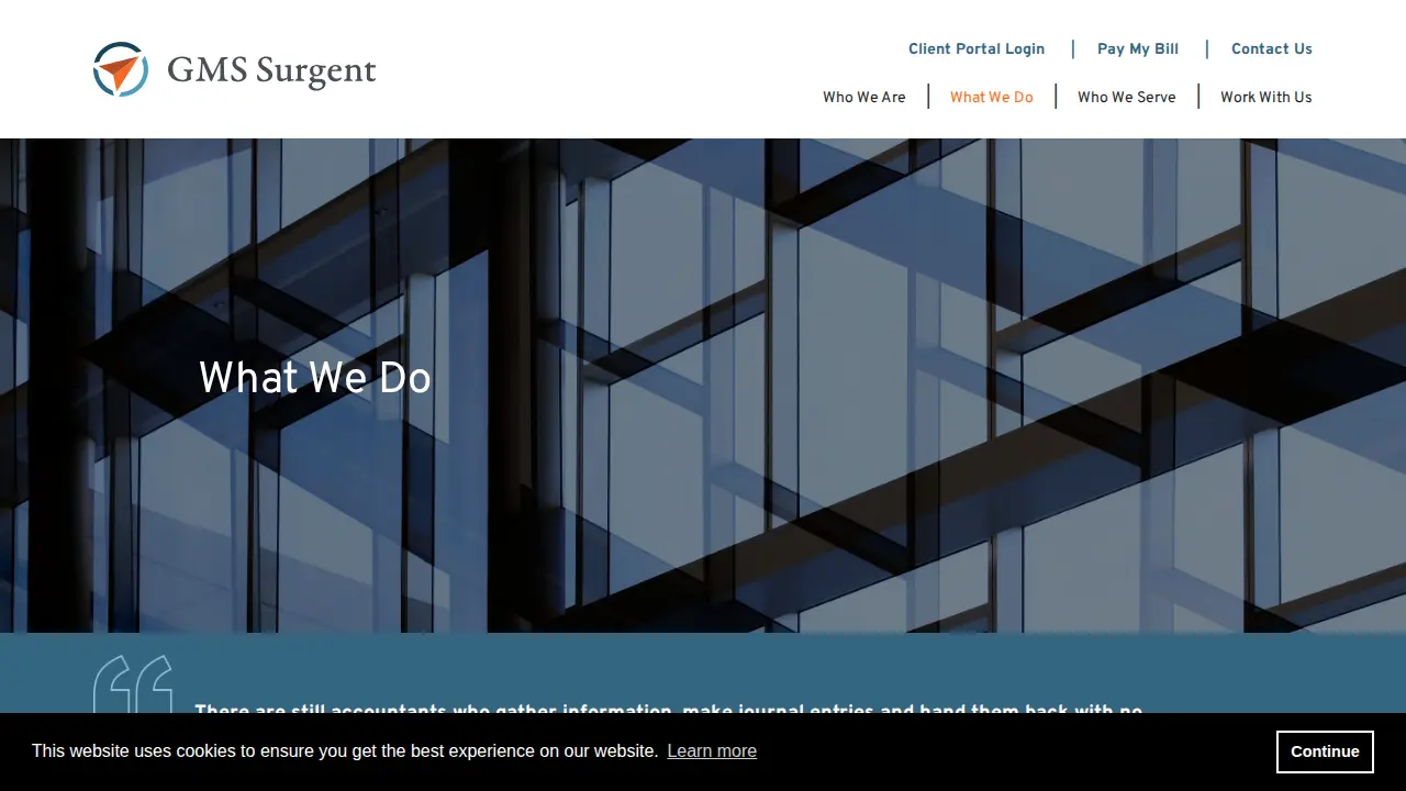 GMS Surgent page