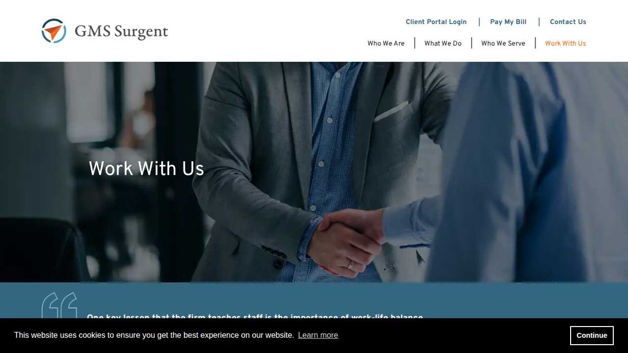 GMS Surgent page