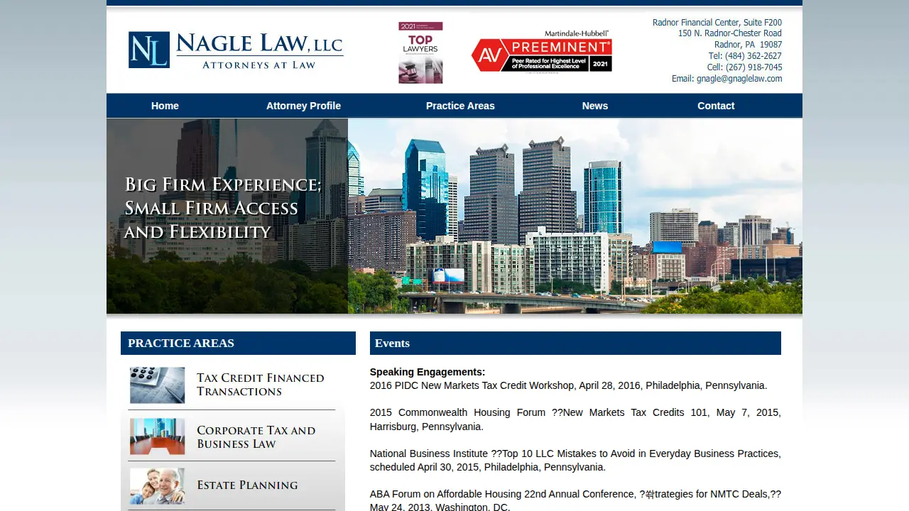 Nagle Law page