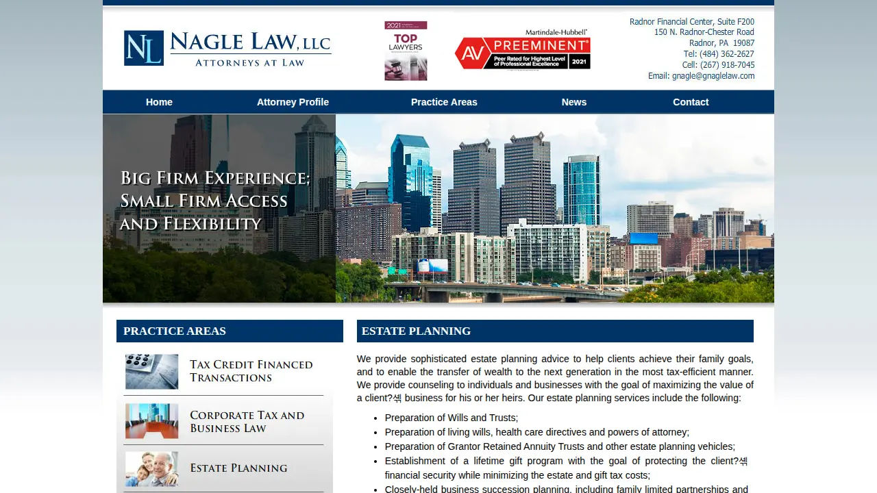 Nagle Law page