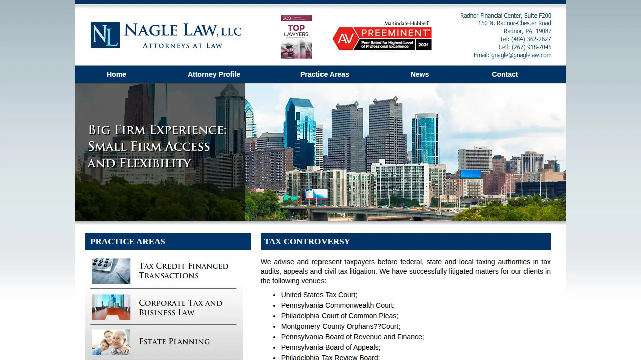 Nagle Law page
