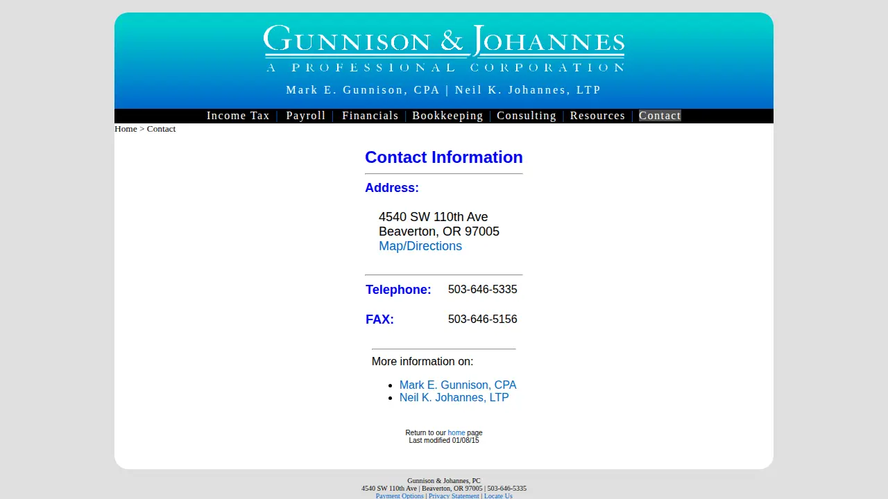 Gunnison Mark CPA page