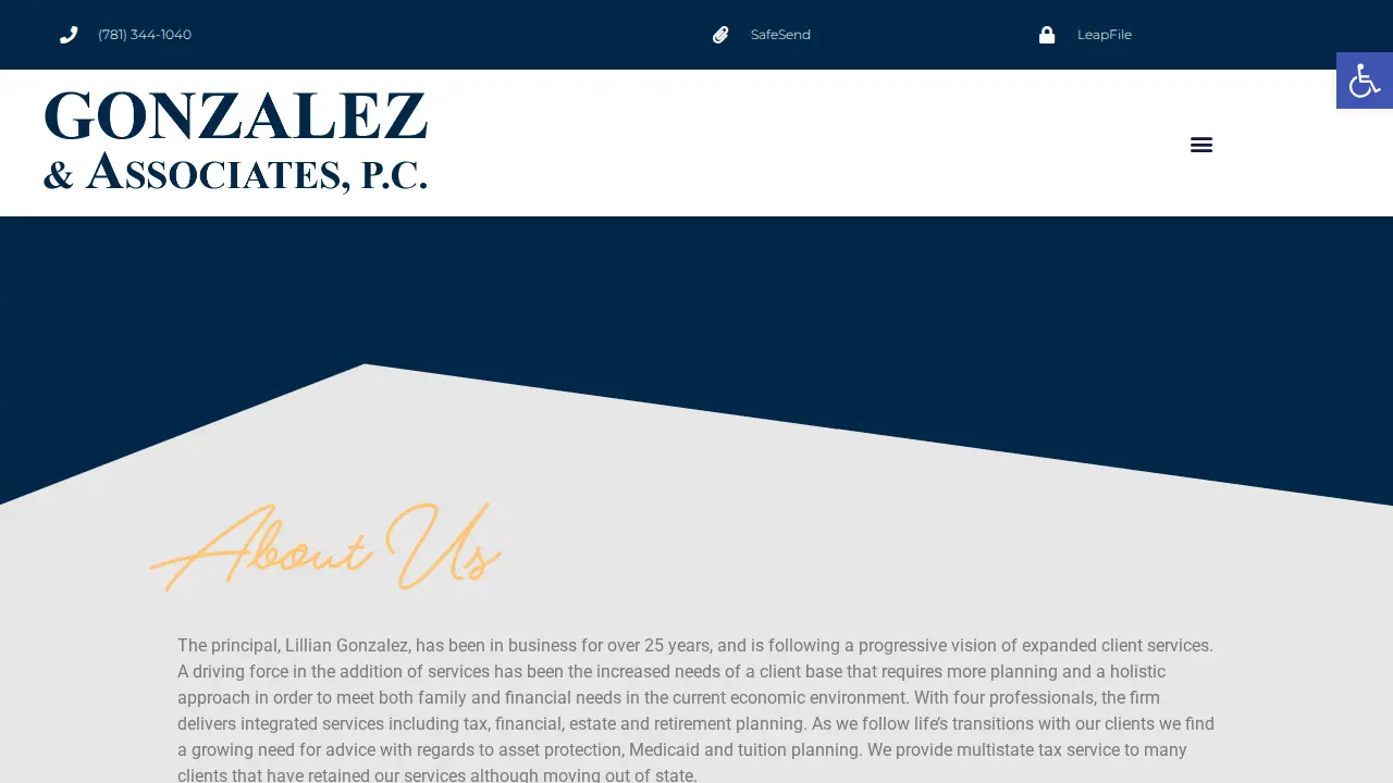 Gonzalez & Associates, P.C. page