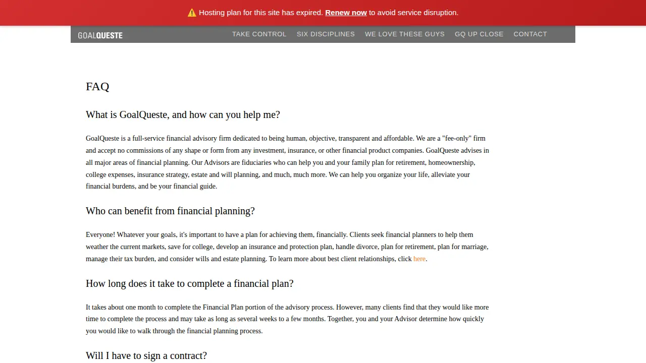 GoalQuest Advisors, LLC page