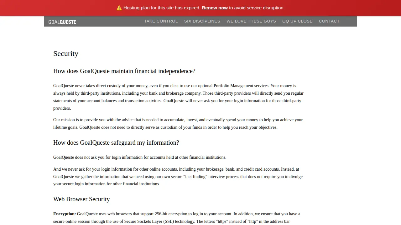 GoalQuest Advisors, LLC page