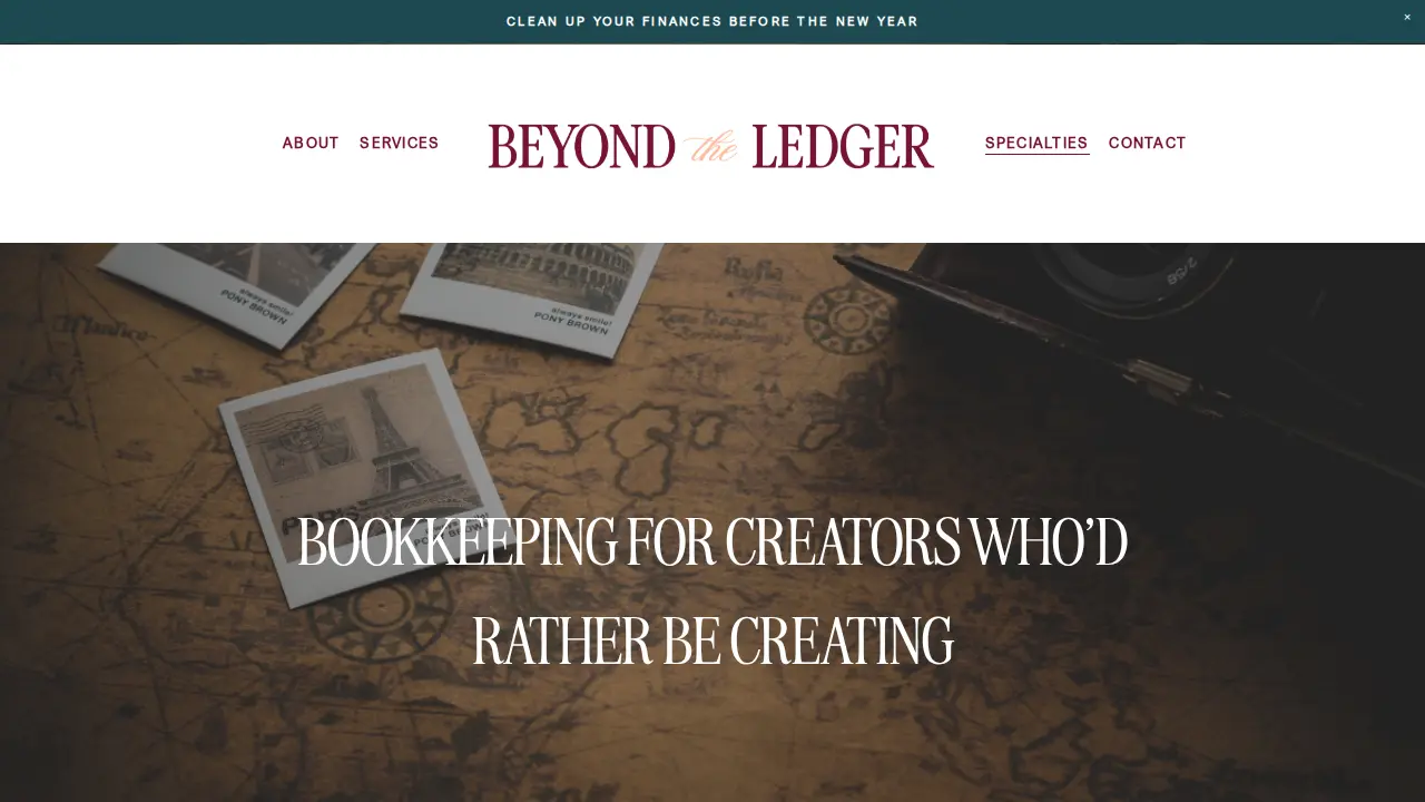 Beyond the Ledger page