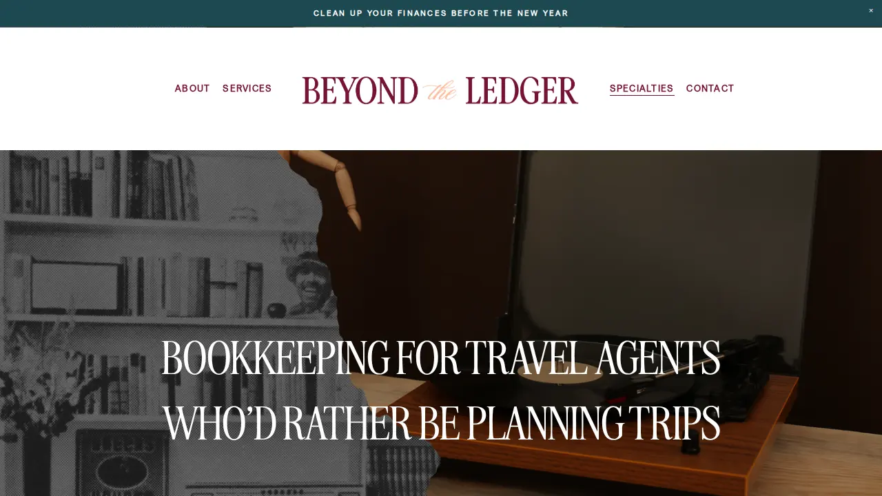 Beyond the Ledger page