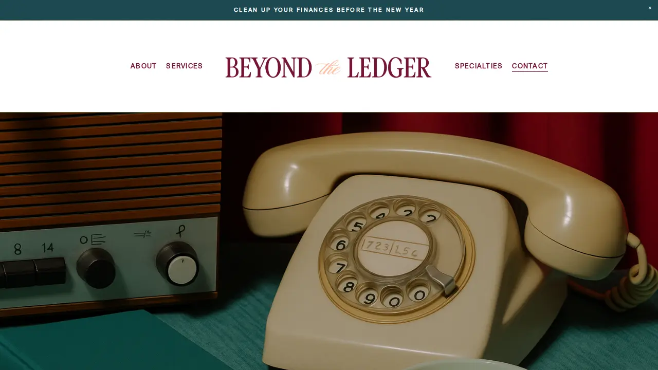 Beyond the Ledger page