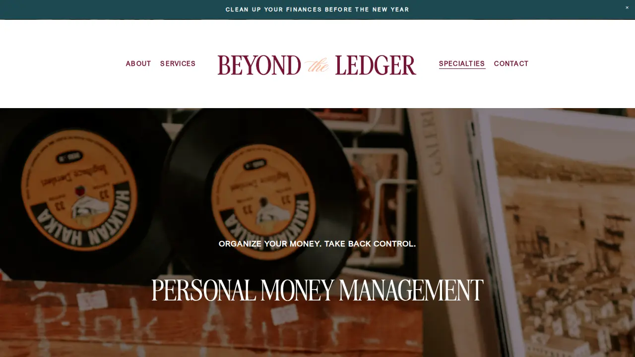 Beyond the Ledger page
