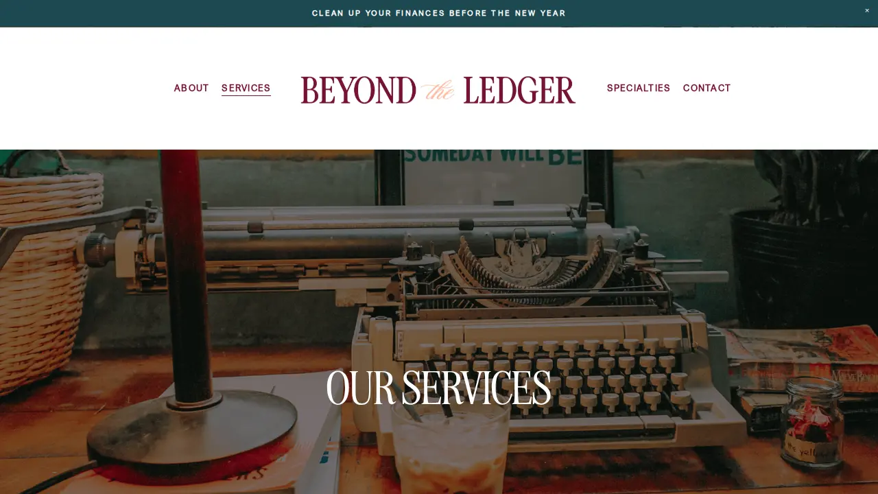 Beyond the Ledger page