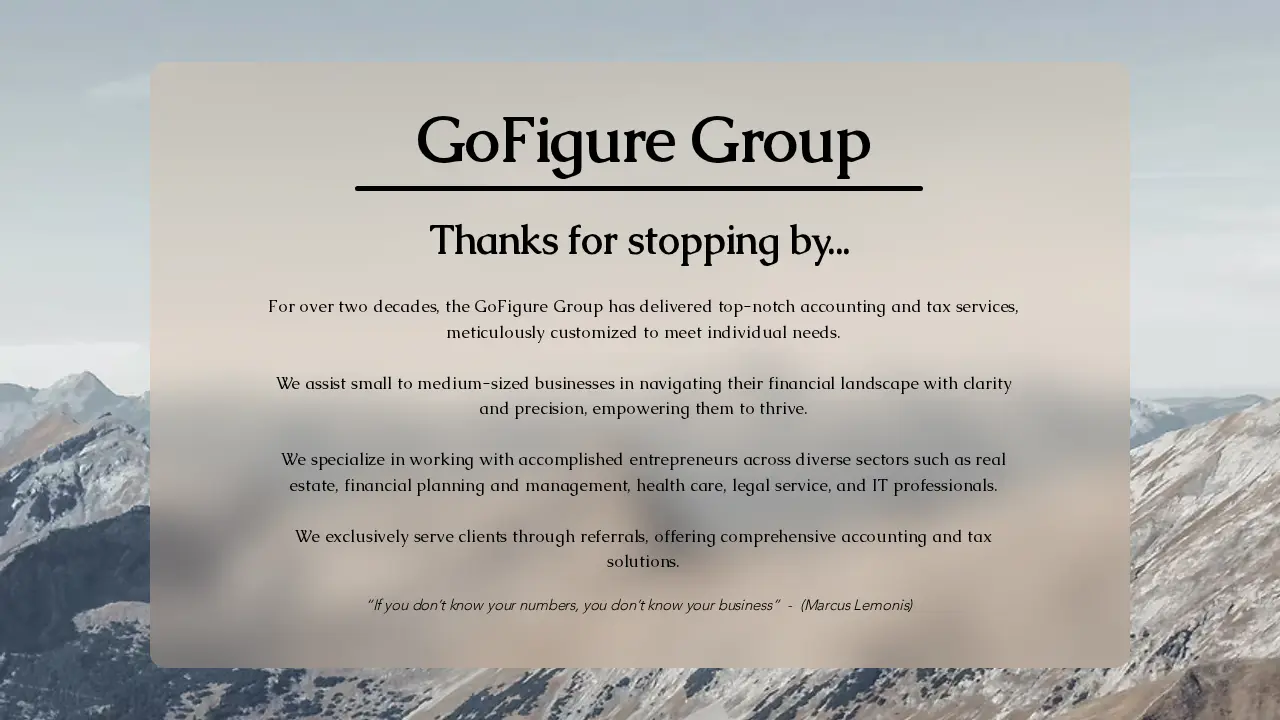 Gofigure Group Inc