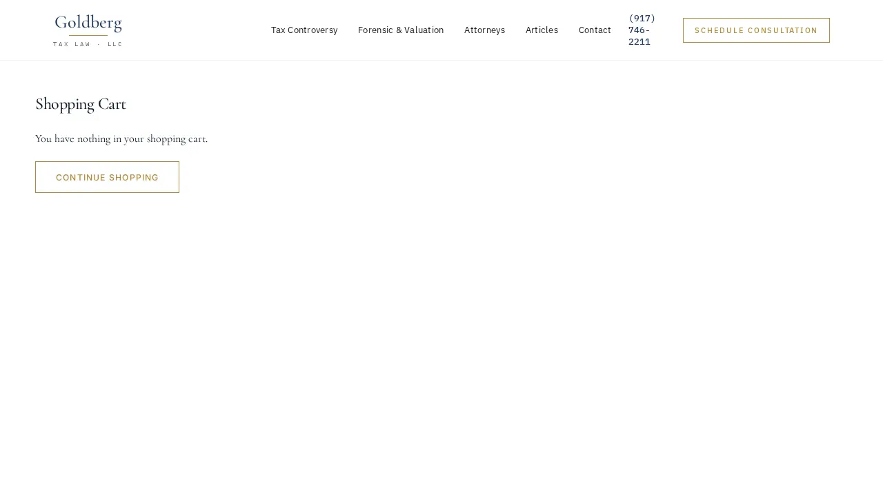 Goldberg Tax Law, LLC page