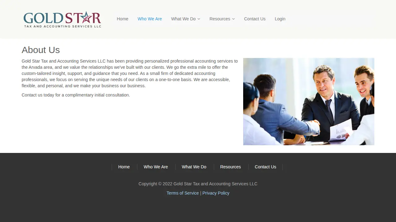 Gold Star Tax and Accounting Services LLC page