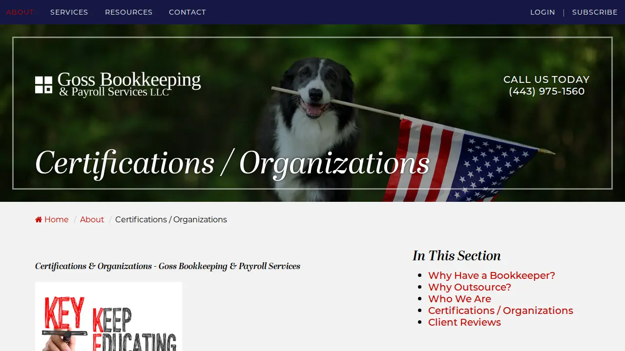 Goss Bookkeeping & Payroll Services, LLC page