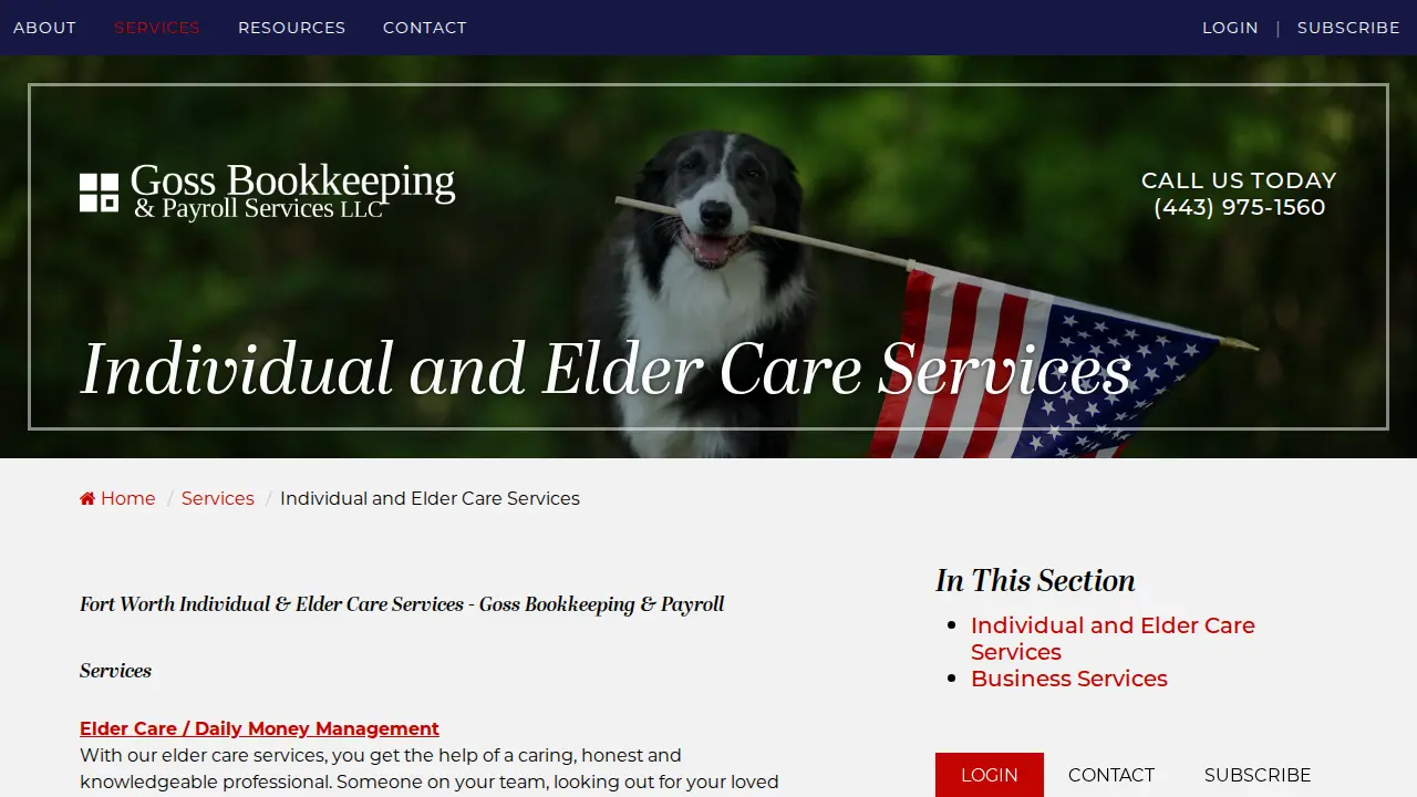 Goss Bookkeeping & Payroll Services, LLC page