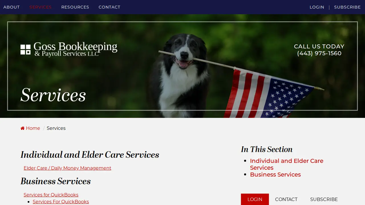 Goss Bookkeeping & Payroll Services, LLC page