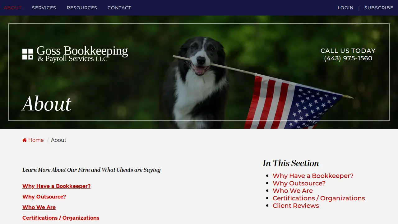 Goss Bookkeeping & Payroll Services, LLC page