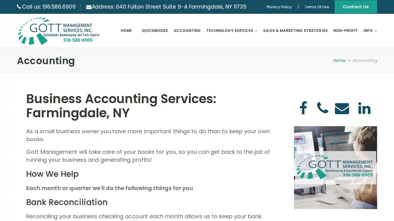 Gott Management Services page