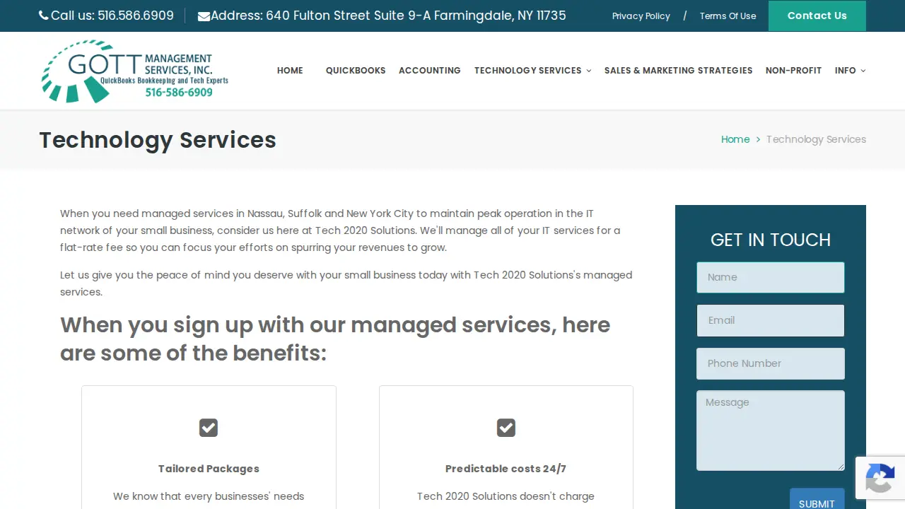 Gott Management Services page