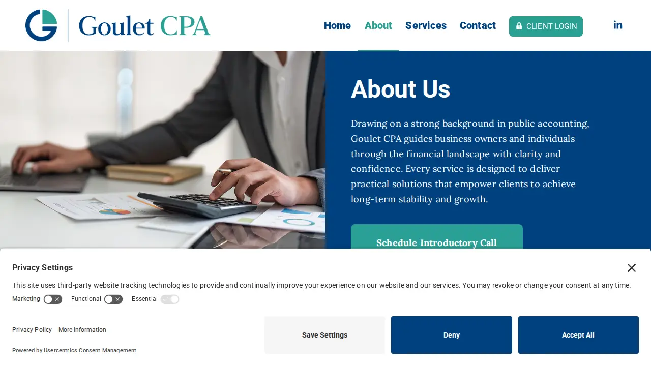 Goulet CPA, PLLC page
