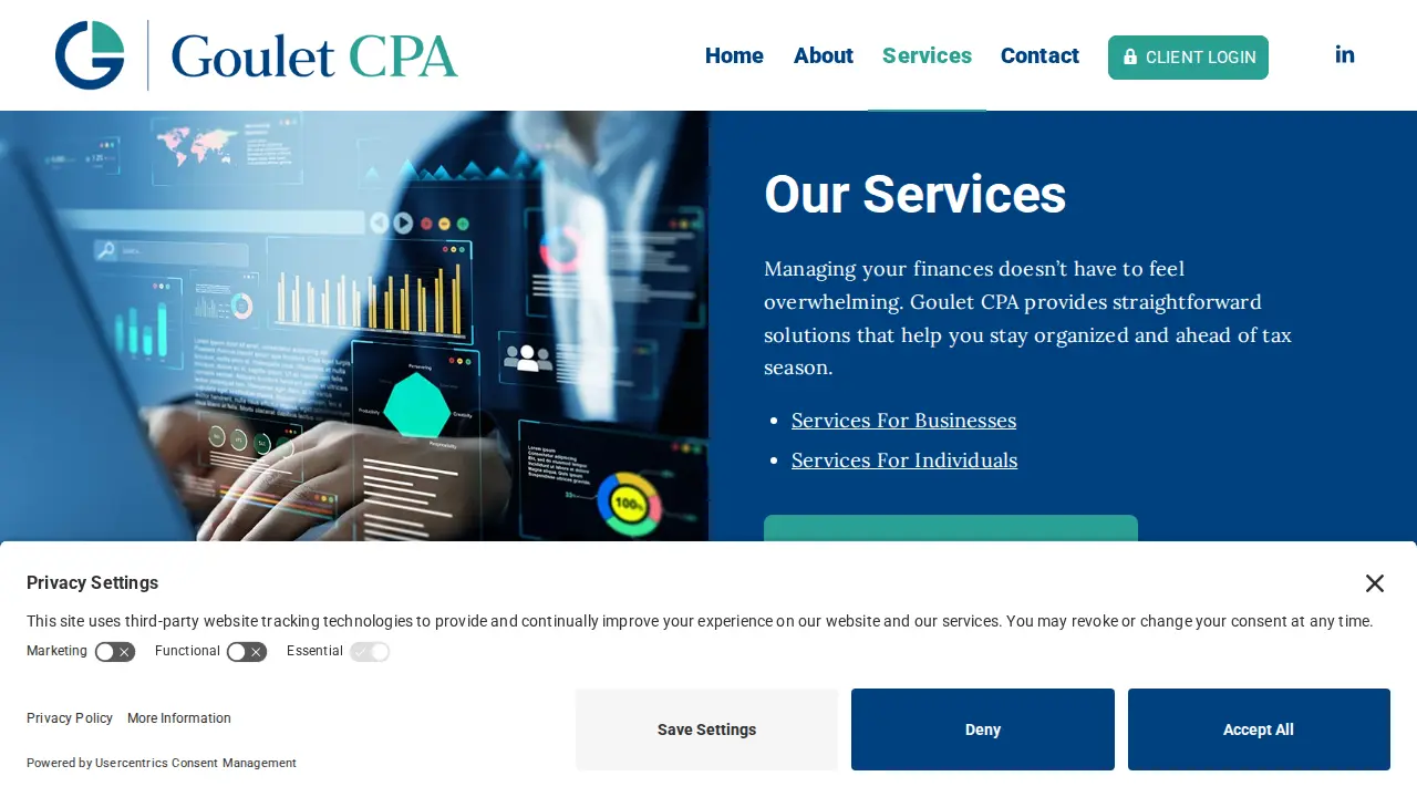 Goulet CPA, PLLC page