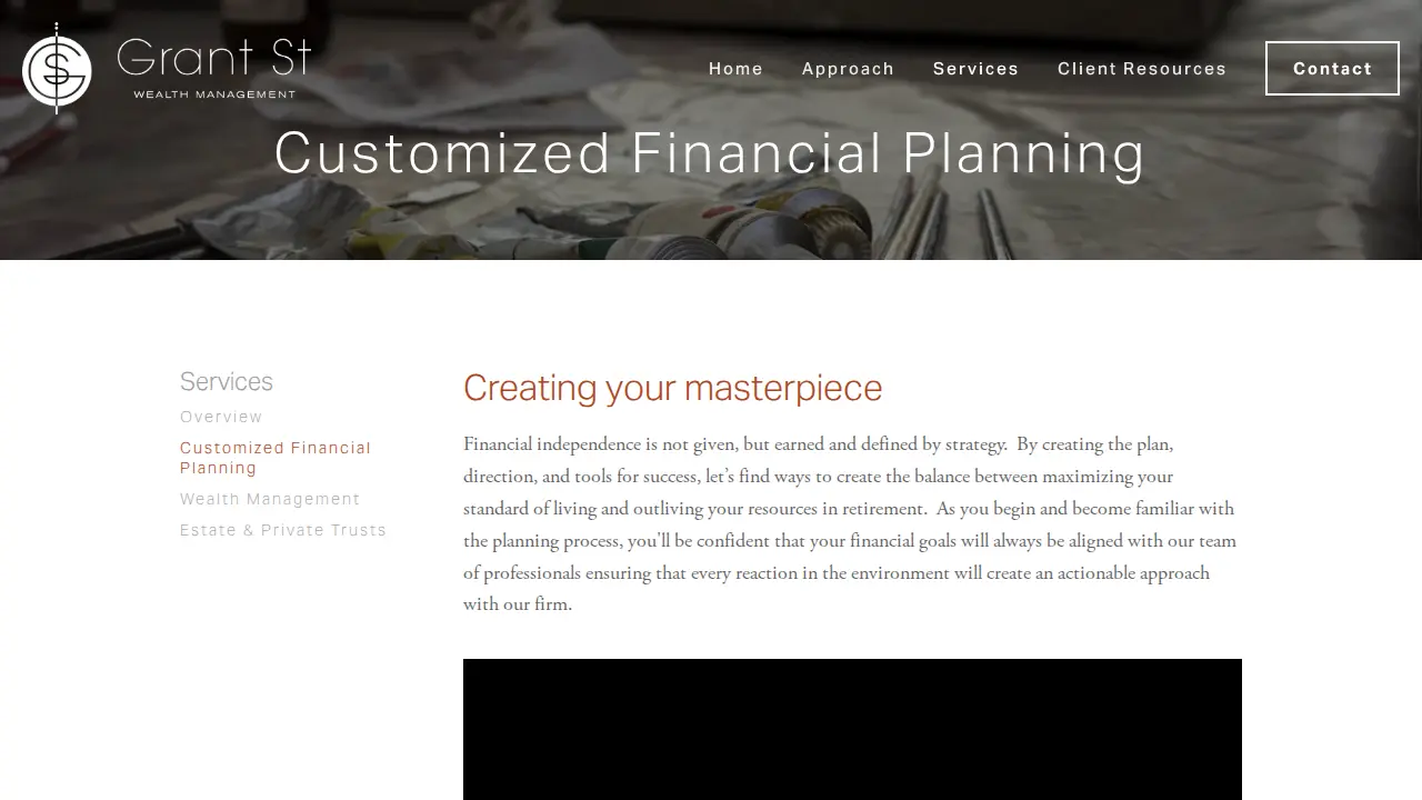 Grant Street Wealth Management page