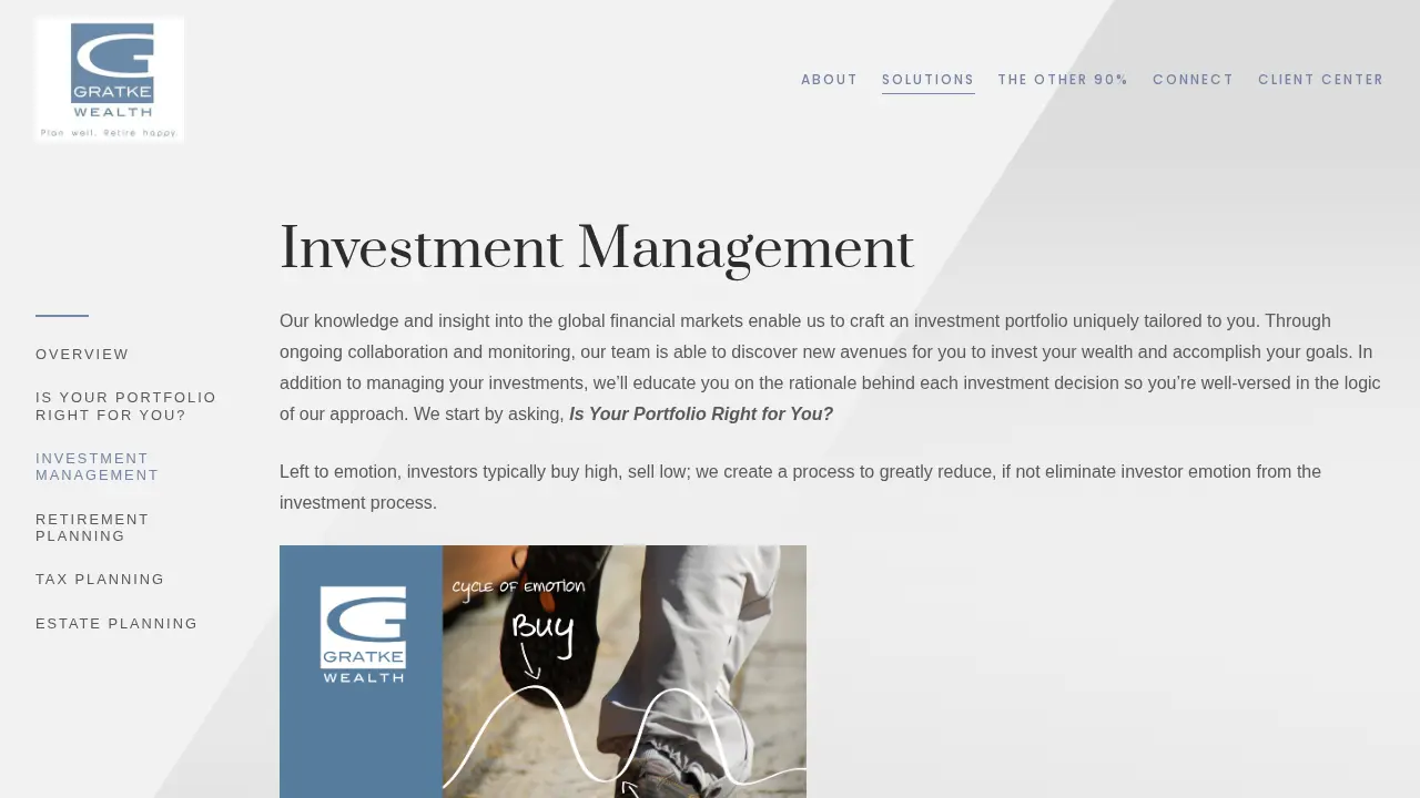 Gratke Wealth, LLC page