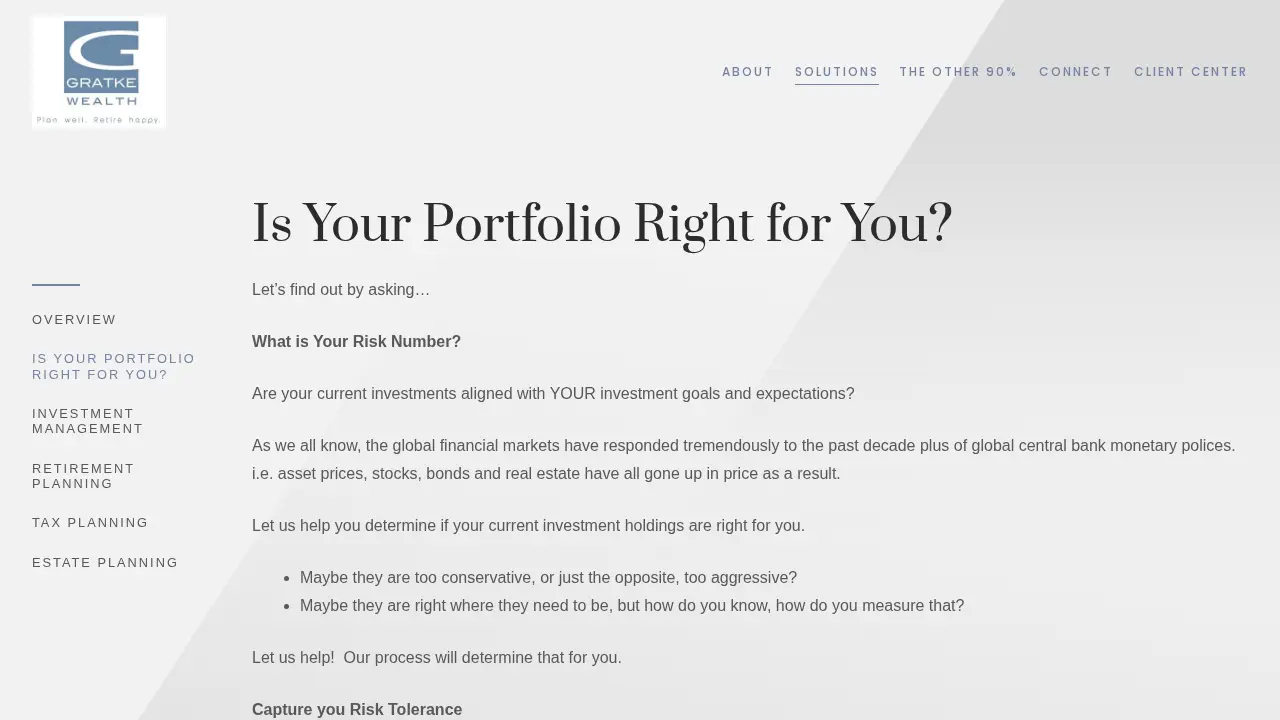 Gratke Wealth, LLC page